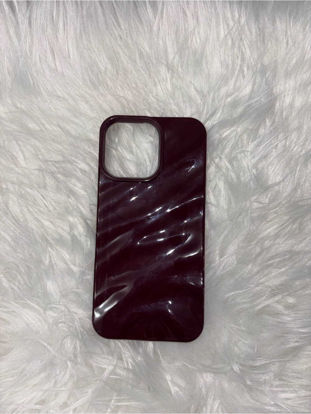 Amazon Dark Purple Swirl Gloss Phone Case